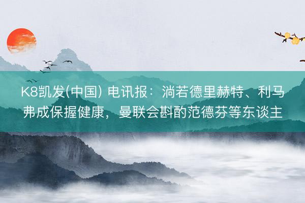 K8凯发(中国) 电讯报：淌若德里赫特、利马弗成保握健康，曼联会斟酌范德芬等东谈主